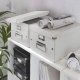 Cutie Depozitare Mare din Carton Solid Laminat Leitz Click and Store, 369x200x482, Alb, Cutie Carton Clasica, Cutie Depozitare Alba, Cutie Mare pentru Obiecte, Cutie Mare Simpla, Cutie Rezistenta