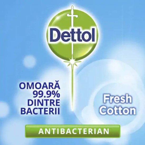 Dezinfectant pentru Haine DETTOL, 1.5 L, Fresh Cotton, Curatarea si Dezinfectarea Rufelor, Dezinfectant Haine, Dezifectant Haine Dettol, Solutie haine, Ingrijire haine, Detergent Haine