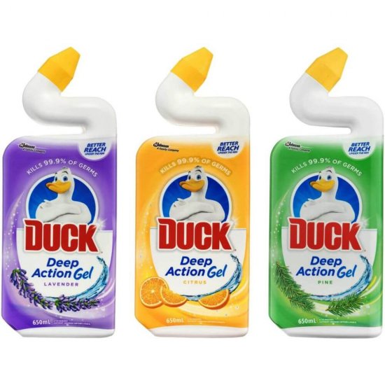 Dezinfectant WC DUCK, Deep Action Gel, Lavanda, 750 ml, Dezinfectant WC Gel, Dezinfectant WC Lichid, Lichid Curatare WC Duck Lavender, Duck WC Lavender Deep Action Gel, Solutie Toaleta, Curatare WC