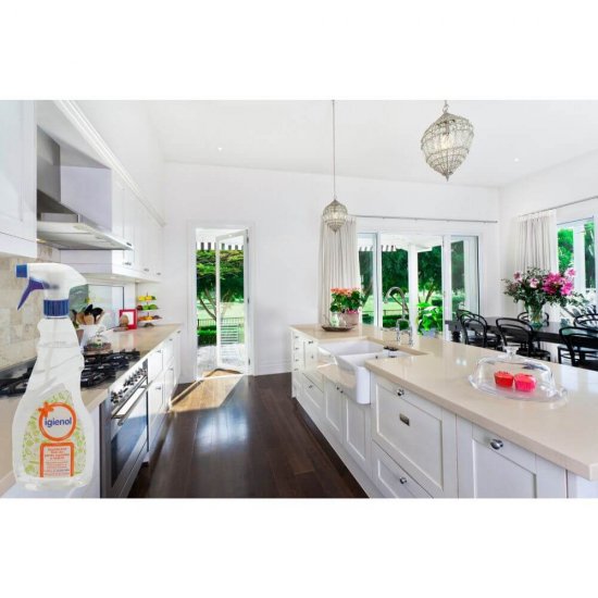 Spray Dezinfectant Universal fara Clor Igienol Clear, 750 ml, Dezinfectant Universal, Igienol Clear Spray Dezinfectant Casa, Lichid Dezinfectant pentru Suprafete, Dezinfectant Obiecte, Solutie Dezinfectanta Lichida, Solutie Lichida Dezinfectanta