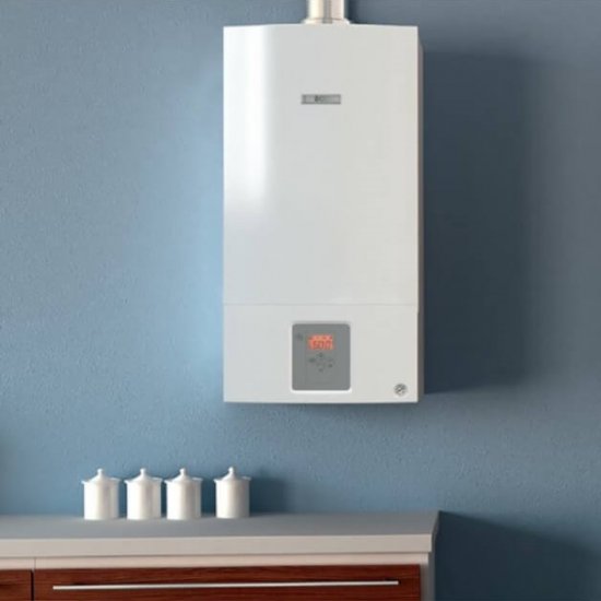 Centrala Termica Bosch Condens 2500 W WBC28-1DCE, Clasa A, cu Condensare si Kit Evacuare Gaze Arse Orizontal, Centrala, Centrala Termica, Centrala Gaz, Centrala Termica Gaz, Centrala cu Condensare, Centrala cu Kit Evacuare Gaze, Centrala cu Adaptor