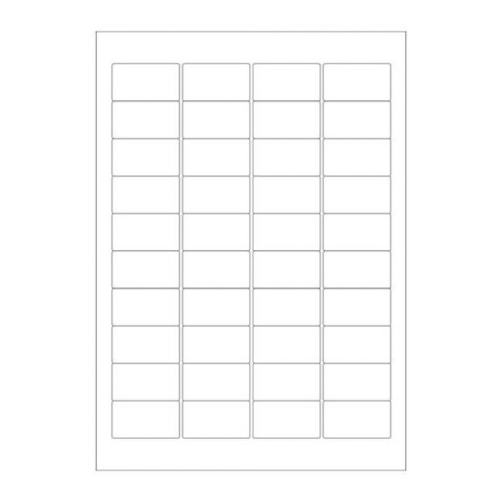 100 Etichete Autoadezive 24/A4 Xerox, 34  x 64 mm, Colturi Rotunde, Etichete Albe Autoadezive, Top de Etichete Autoadezive, Etichete Xerox Albe, Etichete Albe Autoadezive, Etichete Autoadezive Ieftine