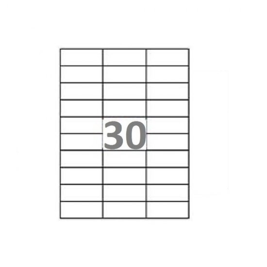 Etichete Autoadezive Xerox 30/A4, 70x29.6 mm, 100 Coli/Top, Colturi Drepte, Etichete Albe Autoadezive, Top de Etichete Autoadezive, Etichete Xerox Albe, Etichete Albe Autoadezive, Etichete Autoadezive Ieftine