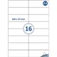 Etichete Autoadezive 16/A4 Xerox, 105x37 mm, 100 Coli-Set, Colturi Drepte, Etichete Albe Autoadezive, Top de Etichete Autoadezive, Etichete Xerox Albe, Etichete Albe Autoadezive, Etichete Autoadezive Ieftine