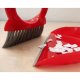 Faras cu Lamela de Cauciuc Perind, Plastic, Rosu, 1 Buc, Faras pentru Curatenie, Faras Curatenie, Faras de Plastic, Faras Simplu, Faras Clasic, Faras Standard, Farase cu Lamele de Cauciuc, Farase de Plastic, Farase Simple, Farase Clasice, Farase Standard