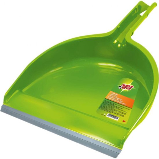 Faras Ergonomic SCOTCH BRITE, 31x22.5x6 cm, Verde, Farase cu Lamela, Farase cu Lamela din Cauciuc Scotch Brite, Farase pentru Curatenie, Farase pentru Menaj, Farase pentru Uz Casnic