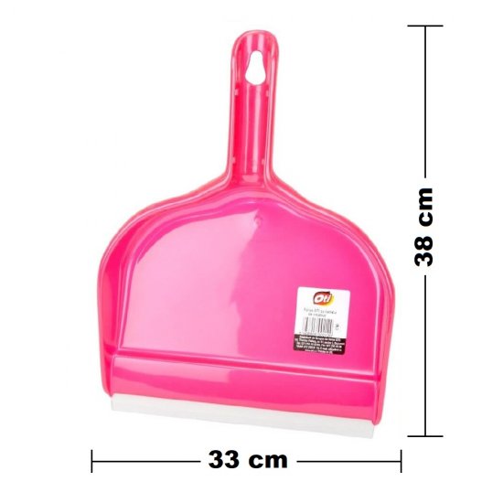 Faras Atasabil OTI cu Lamela din Cauciuc, 33x24x38 cm, Diverse Culori, Farase din Plastic cu Lamela din Cauciuc, Farase Atasabile din Plastic, Faras din Plastic cu Lamela din Cauciuc, Farase pentru Menaj, Farase pentru Uz Casnic