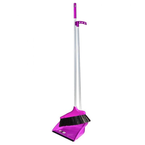 Set Faras cu Coada Lunga si Matura OTI, 36x26x86 cm, Polipropilena, Diverse Culori, Set Faras si Matura, Set pentru Curatenie, Set pentru Menaj, Faras cu Coada Lunga, Faras cu Coada Lunga si Matura, Articole de Curatenie