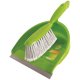 Set Faras cu Perie SCOTCH BRITE, 21x7x32.5 cm, Faras cu Lamela din Cauciuc, Culoare Verde, Set pentru Curatenie, Set pentru Menaj, Set pentru Uz Casnic, Set Perie si Faras din Plastic, Articole Curatenie