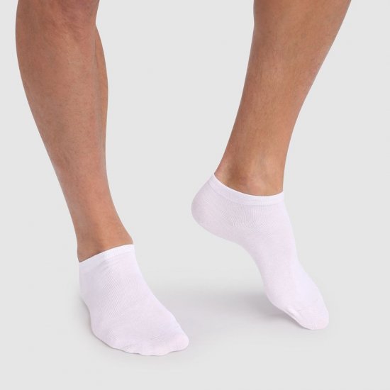 Sosete Scurte pentru Barbati Mondex, 39-41, Bumbac/Poliamida/Elasten, Albe, Sosete, Sosete Sport, Sosete Barbati, Sosete pentru Barbati, Sosete Bumbac, Soseste Bumbac Barbati, Sosete din Bumbac, Sosete din Bumbac pentru Barbati