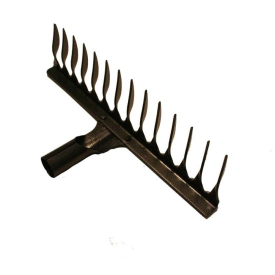 Grebla cu 18 Dinti, 62 cm, Neagra, Grebla cu 18 Zimti, Grebla Metalica, Grebla Inox, Greble, Greble 18 Dinti, Greble fara Coada 62 cm, Unelte Gradinarit, Unelte pentru Gradina, Grebla fara Coada, Unelte de Greblat