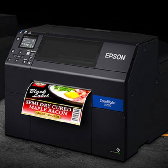 Imprimanta pentru Etichete Epson ColorWorks C6000AE, Rezolutie 1200x1200 DPI, Auto-Cutter Inclus, Imprimante Etichete, Epson Imprimanta Etichete Color, Imprimante Etichete Color Epson, Tehnica de Birou