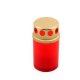 Candele Parafina cu Capac, Timp Ardere 12 h, 3 Buc/Set, 75x48 mm, Culoare Rosie, Lumanare Candela, Lumanari si Candele Tip 50, Candele din Parafina, Candele pentru Exterior, Candele pentru Sarbatori, Candele cu Capac, Candela cu Capac Metalic