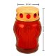 Candela Sticla cu Capac, Timp Ardere 12 h, 240 mm, Tip Felinar, Culoare Rosie, Lumanare Candela 12 h, Lumanari si Candele, Candele din Parafina, Candele pentru Exterior, Candele pentru Sarbatori, Candele cu Capac, Candela cu Capac Metalic