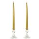 Set 10 Lumanari pentru Masa Duni Antique, 26 cm, Aurii, Lumanari Aurii pentru Masa, Lumanari Decorative Masa, Set Lumanari Lungi pentru Decor, Set Lumanari Aurii Decorative pentru Interior, Lumanare Aurie Decorativa