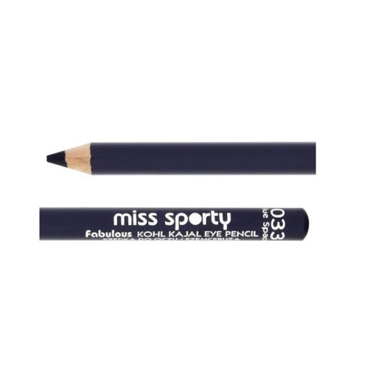 Creion de Ochi Miss Sporty, 033 Blue Space, 1.2 g, Fabulous Kohl Kajal, Miss Sporty Creion de Ochi Fabulous Kohl Kajal, Creion Dermatografic, Kohl Kajal Liner, Eyeliner Blue Space, Creion Contur Ochi, Creion Kohl Kajal, Creion Kajal, Creion Machiaj