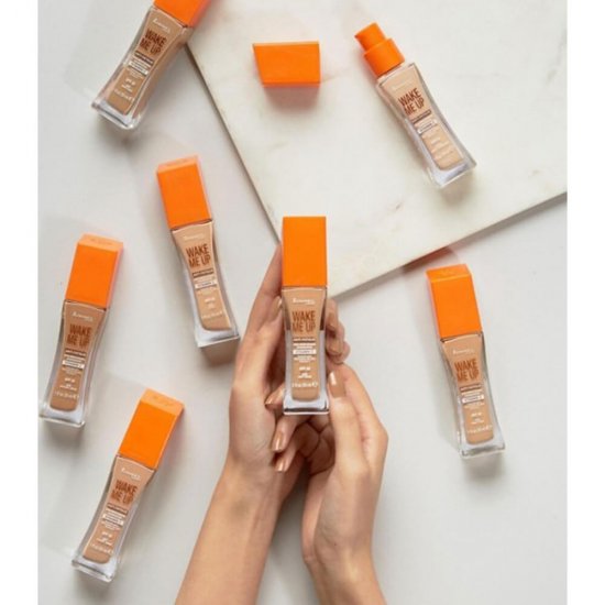 Fond de Ten Rimmel Wake Me Up, 100 Ivory, 30 ml, Fond de Ten cu Acoperire, Fond de Ten cu Acoperire Mare, Fond de Ten Rezistent, Fond de Ten Zilnic, Fond de Ten Rimmel London, Fond de Ten Wake Me Up, Fond de Ten pentru Fata, Fond de Ten Hidratant