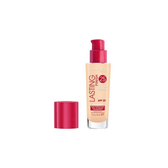 Fond de Ten Rimmel Lasting Finish 25h, 103 True Ivory, 30 ml, Fond de Ten cu Acoperire, Fond de Ten cu Acoperire Mare, Fond de Ten Rezistent, Fond de Ten Zilnic, Fond de Ten Rimmel London, Fond de Ten Lasting Finish, Fond de Ten pentru Fata