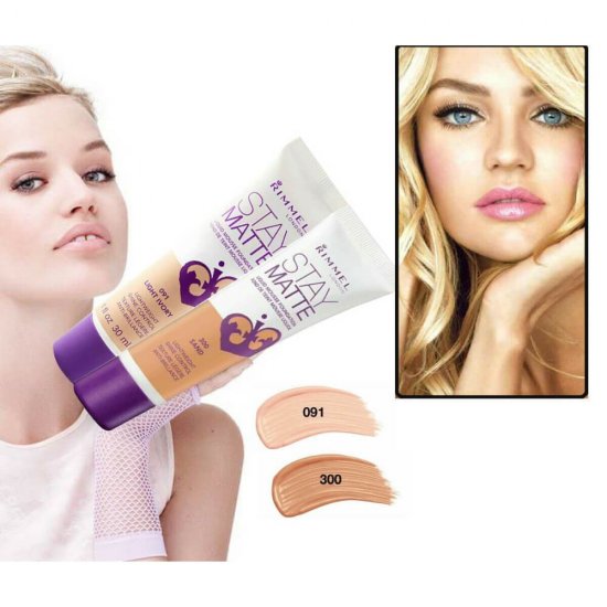 Fond de Ten RIMMEL LONDON Stay Matte, 300 Sand, 30 ml, Fond de Ten Matifiant, Fond de Ten cu Acoperire Medie, Fond de Ten Rezistent, Fond de Ten Micsorare Pori, Fond de Ten Rimmel London, Fond de Ten Spuma, Fond de Ten pentru Fata