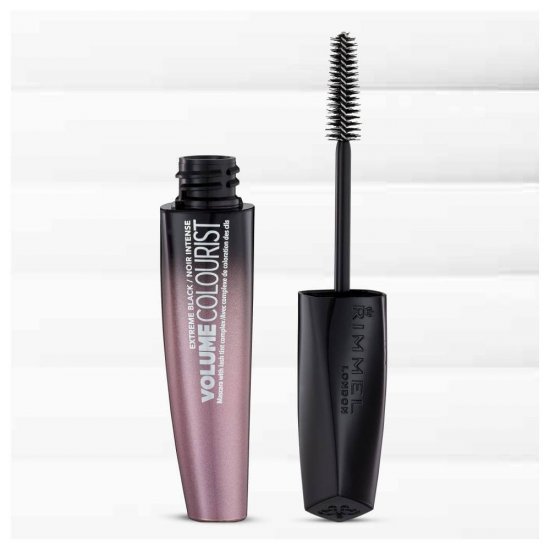 Mascara Rimmel Volume Colourist, 003 Extra Black, 11 ml, Mascara Rimmel London, Mascara Volume, Mascara Neagra, Mascara Vomule Colourist, Mascara Efect Voluminos, Mascara Ochi, Mascara pentru Ochi, Mascara Rimmel, Mascara Rezistenta la Apa