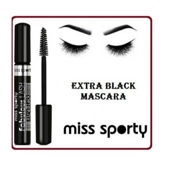 Mascara Miss Sporty Fabulous Lash, Extra Black, 8 ml, Mascara Fabulous Lash, Mascara Extra Black, Mascara pentru Gene Lungi, Mascara pentru Alungire, Mascara pentru Volum, Mascara Neagra, Rimel pentru Volum, Rimel pentru Alungire