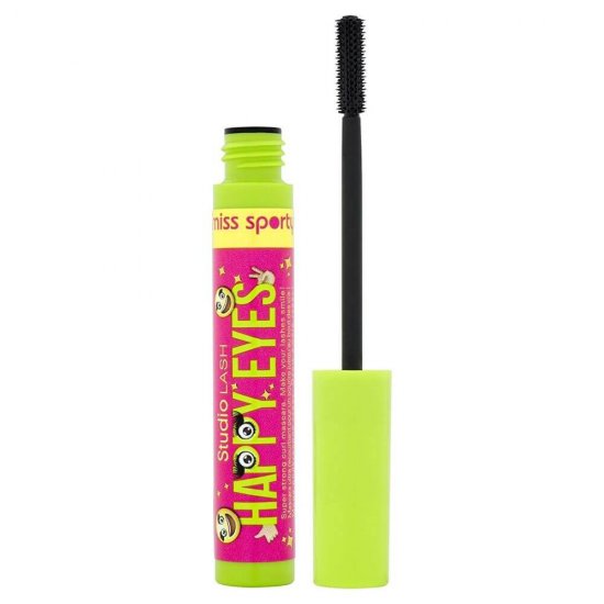 Mascara Miss Sporty Studio Lash Happy Eyes, 8 ml, Mascara Studio Lash, Mascara Happy Eyes, Mascara pentru Gene Curbate, Mascara pentru Curbare, Mascara pentru Volum, Mascara Neagra, Rimel pentru Volum, Rimel pentru Curbare