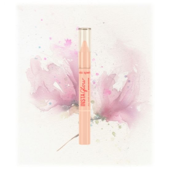 Iluminator Miss Sporty Insta Glow 200 Goldy Glow 5 g, Iluminator Insta Glow, Creion Iluminator Ten, Iluminator Fata, Highlighter Ten, Miss Sporty All Over Face Highlighter, Creion iluminare Ten, Creion Highlighter pentru Ten, Highlighter Goldy Glow