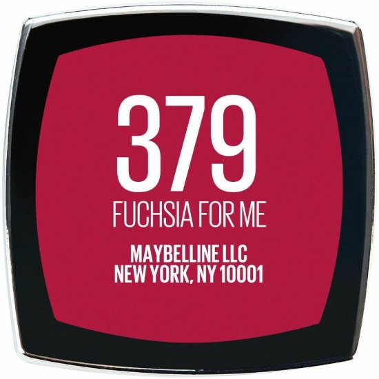 Ruj Fuchsia 379 Maybelline New York Color Sensation Made For All, Ruj de Buze, Ruj Maybelline, Ruj Clasic pentru Buze, Ruj Hidratant, Ruj Rosu, Ruj Cremos, Ruj Satinat, Ruj pentru Buze, Ruj Buze Clasic