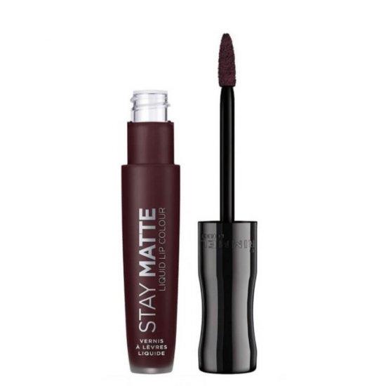Ruj Lichid Mat RIMMEL LONDON Stay Matte, 870 Damn Hot, 5.5 ml, Ruj de Buze, Ruj pentru Buze, Ruj Lichid de Buze, Ruj Rezistent pentru Buze, Ruj Mat Rezistent la Transfer, Ruj Acoperire Mare, Ruj Mat Puternic Pigmentat, Ruj de Buze Mat Rimmel London