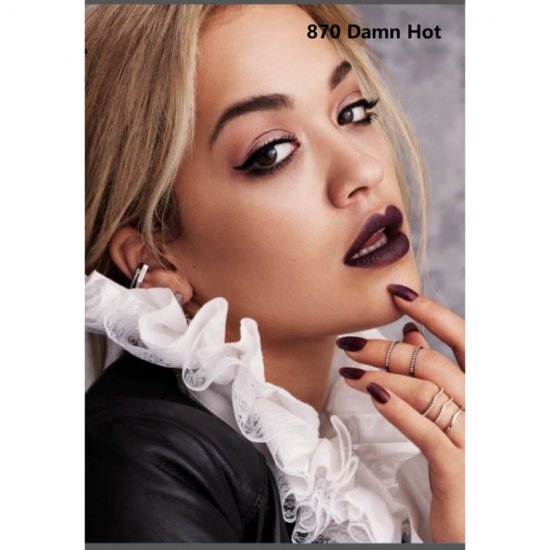 Ruj Lichid Mat RIMMEL LONDON Stay Matte, 870 Damn Hot, 5.5 ml, Ruj de Buze, Ruj pentru Buze, Ruj Lichid de Buze, Ruj Rezistent pentru Buze, Ruj Mat Rezistent la Transfer, Ruj Acoperire Mare, Ruj Mat Puternic Pigmentat, Ruj de Buze Mat Rimmel London