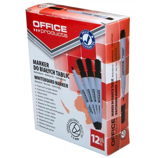 Set 12 Markere Whiteboard cu Varf Rotund de 1-3 mm, Markere Tabla, Accesorii Tabla Scolara, Instrumente de Scris, Accesorii pentru Prezentare