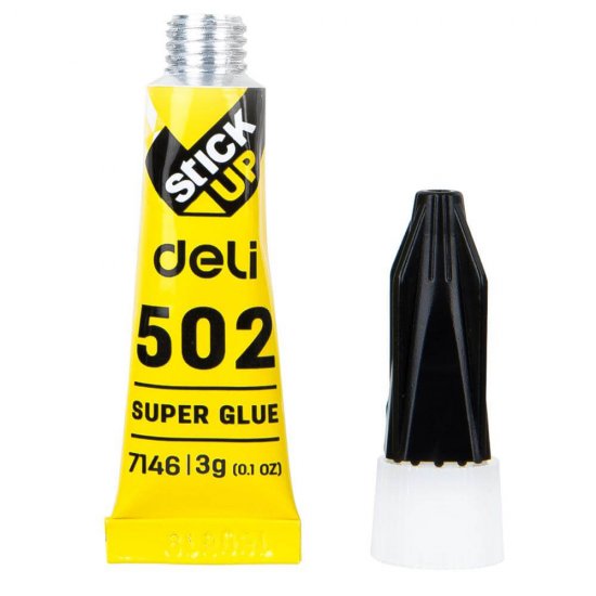 Adeziv Instant Deli Super Glue, 3 g, Adeziv Permanent, Super Glue, Adeziv Permanent Super Glue, Adeziv Permanent Deli, Super Glue Deli, Adeziv Permanent Super Glue Deli, Super Glue Rezistent la Apa