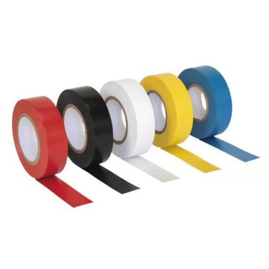 Banda Izolatoare, 6 Buc/Set, 19mm x 3m, Diverse Culori, Banda Izolatoare Adeziva, Benzi Izolatoare la Set, Banda Izolatoare Plastic, Banda Izolatoare Imporiva Caldurii, Banda Izolatoare Ieftina, Banda Izolatoare Colorata