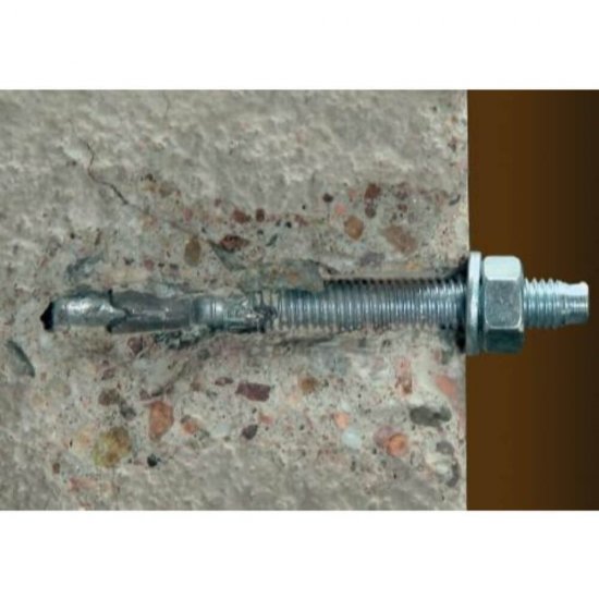 Set Ancore Metalice Index, 8x115 mm, 100 Buc/Set, Ancora Metalica cu Expansiune Controlata de Cuplul de Strangere, Ancora Metalica M8x115, Ancore Metalice, Ancora cu Surub, Ancore cu Surub, Ancora metal, Ancore Metal, Surub cu Ancora