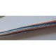 Snur Polipropilena, 12mm x 50m, Invelis Exterior Crosetat, Alb, Rosu, Albastru, Snur PP, Franghie Polipropilena, Sfoara Polipropilena, Franghie cu Invelis Impletit, Snururi PP Impletite, Franghii PP, Sfori PP, Sfoara de Plastic, Snur de Pastic