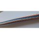 Snur Polipropilena, 14mm x 50m, Invelis Exterior Crosetat, Alb, Rosu, Albastru, Snur PP, Franghie Polipropilena, Sfoara Polipropilena, Franghie cu Invelis Impletit, Snururi PP Impletite, Franghii PP, Sfori PP, Sfoara de Plastic, Snur de Pastic