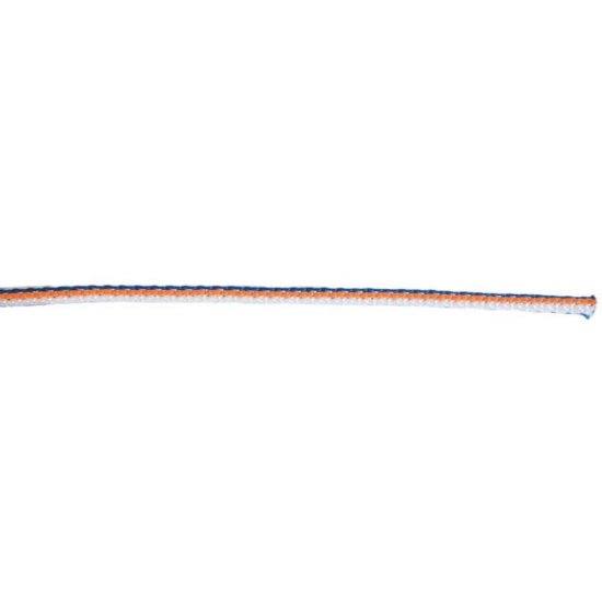 Snur Polipropilena, 5mm x 250m, Invelis Exterior Crosetat, Alb, Rosu, Albastru, Snur PP, Franghie Polipropilena, Sfoara Polipropilena, Franghie cu Invelis Impletit, Snururi PP Impletite, Franghii PP, Sfori PP, Sfoara de Plastic, Snur de Pastic