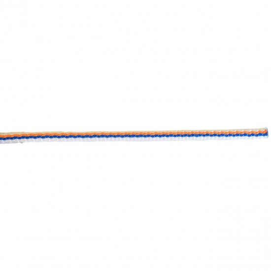 Snur Polipropilena, 6mm x 150m, Invelis Exterior Crosetat, Alb, Rosu, Albastru, Snur PP, Franghie Polipropilena, Sfoara Polipropilena, Franghie cu Invelis Impletit, Snururi PP Impletite, Franghii PP, Sfori PP, Sfoara de Plastic, Snur de Pastic