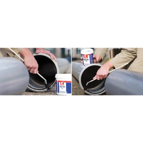 Lubrifiant Fixare Conducte GRIFFON 800 g, Blue Gel, Asamblarea Tevilor din PVC, Lubrifiant Griffon, Lubrifiant PVC, Lubrifiant pentru Tevi din PVC, Solutie Lubrifianta pentru PVC, Gel de Lubrifiere Suprafete din PVC