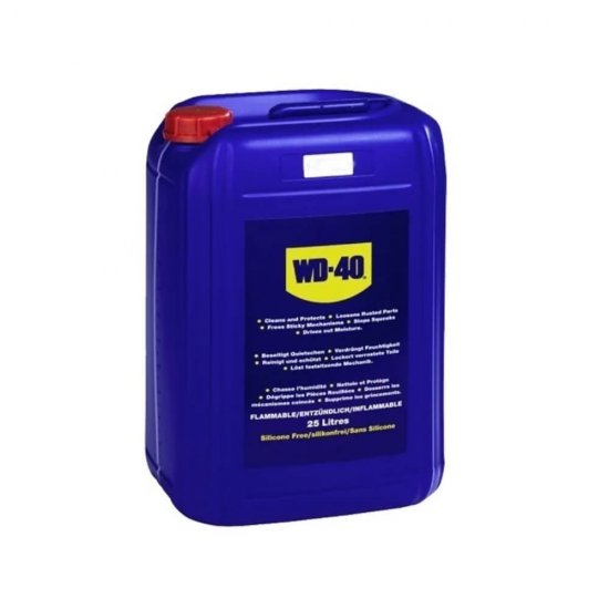 Lubrifiant Multifunctional WD-40, 25L, Solutie Lubrifianta, Solutie Lubrifianta Universala, Solutie Lubrifianta Multifunctionala, Solutie pentru Lubrifiere, Solutie de Lubrifiere Universala, Solutie de Lubrifiere Multifunctionala