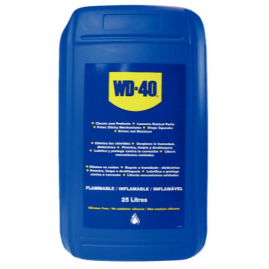 Lubrifiant Multifunctional WD-40, 25L, Solutie Lubrifianta, Solutie Lubrifianta Universala, Solutie Lubrifianta Multifunctionala, Solutie pentru Lubrifiere, Solutie de Lubrifiere Universala, Solutie de Lubrifiere Multifunctionala
