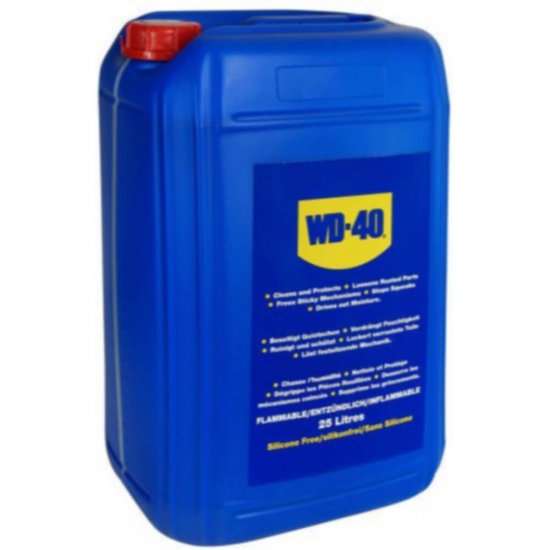 Lubrifiant Multifunctional WD-40, 25L, Solutie Lubrifianta, Solutie Lubrifianta Universala, Solutie Lubrifianta Multifunctionala, Solutie pentru Lubrifiere, Solutie de Lubrifiere Universala, Solutie de Lubrifiere Multifunctionala