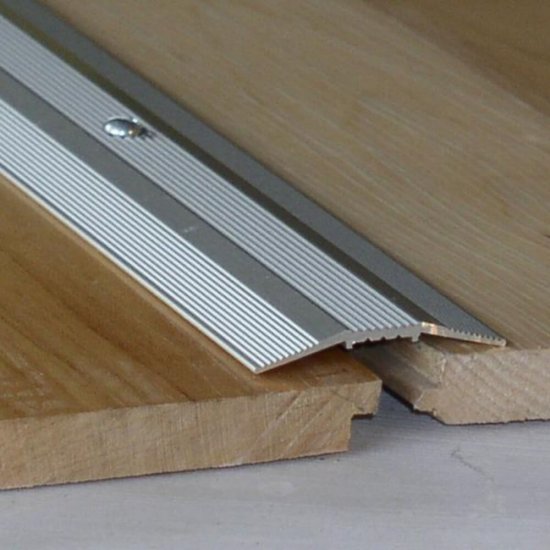 Profil de Trecere din Aluminiu 2829, 37.5 mm x 0.9 m, Argintiu, Profil de Trecere, Profil de Trecere Pardoseli, Profil de Trecere Aluminiu, Profil de Trecere Fara Diferenta la Nivel, Profil Trecere Pardoseli