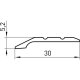 Profil de Trecere din Aluminiu 4721, 2.7 m, Auriu, Diferenta de Nivel, Profil de Trecere, Profil de Trecere Pardoseli, Profil de Trecere Aluminiu, Profil de Trecere pentru Diferenta de Nivel, Profil Trecere Pardoseli