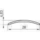 Profil Trecere Neted 4713, 0.9 m, Aluminiu, Argintiu, Profil Trecere Pardoseala, Profil de Trecere pentru Parchet, Profile de Trecere pentru Pardoseala, Profil de Trecere Aluminiu, Profil de Trecere Neted, Profil Trecere Neted pentru Pardoseli