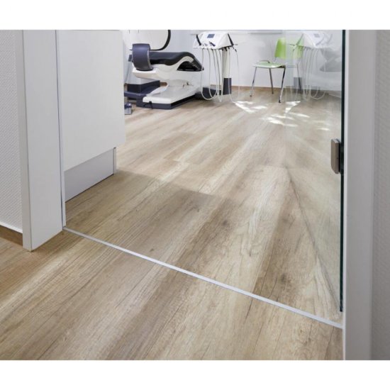 Profil Trecere cu Functie Dubla 3047, 30mm x 0.9m, Aluminiu, Argintiu, Profil Trecere Pardoseala, Profil de Trecere Functie Dubla, Profil de Trecere Aluminiu, Profile de Trecere Parchet, Profil Trecere cu Functie Dubla Pardoseli
