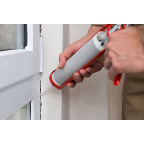 Pistol cu Ghidaj pentru Silicon, 310 ml,  Fabricat din Otel Sudat, Pistol pentru Silicon Sentosa, Pistol Silicon Ieftin, Materiale Constructii, Unelte si Scule