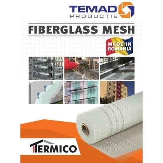 Plasa din Fibra de Sticla Premium Termico, Alba, 160g/mp, 5x5mm, 50ml, Plasa Fibra de Sticla, Plasa din Fibra Premium, Plasa din Fira Termico, Plasa Fibra Alba, Plasa Fibra Izolatii, Plasa Fibra de Sticla Constructii