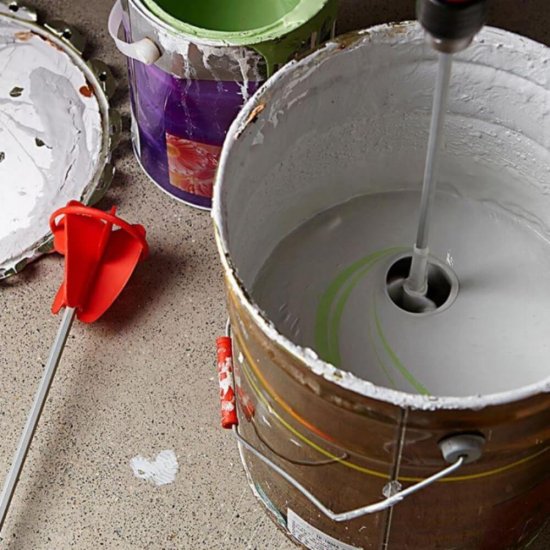 Amestecator Profesional pentru Vopsea si Adeziv DEKTON, Universal, Compatibil cu Masina de Gaurit, Amestecator pentru Vopsea si Adeziv, Amestecator Vopsea cu Prindere Hexagonala, Amestecator Vopsea si Adeziv Profesional, Amestecator Universal