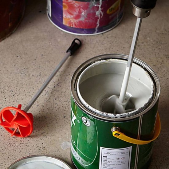 Amestecator Profesional pentru Vopsea si Adeziv DEKTON, Universal, Compatibil cu Masina de Gaurit, Amestecator pentru Vopsea si Adeziv, Amestecator Vopsea cu Prindere Hexagonala, Amestecator Vopsea si Adeziv Profesional, Amestecator Universal